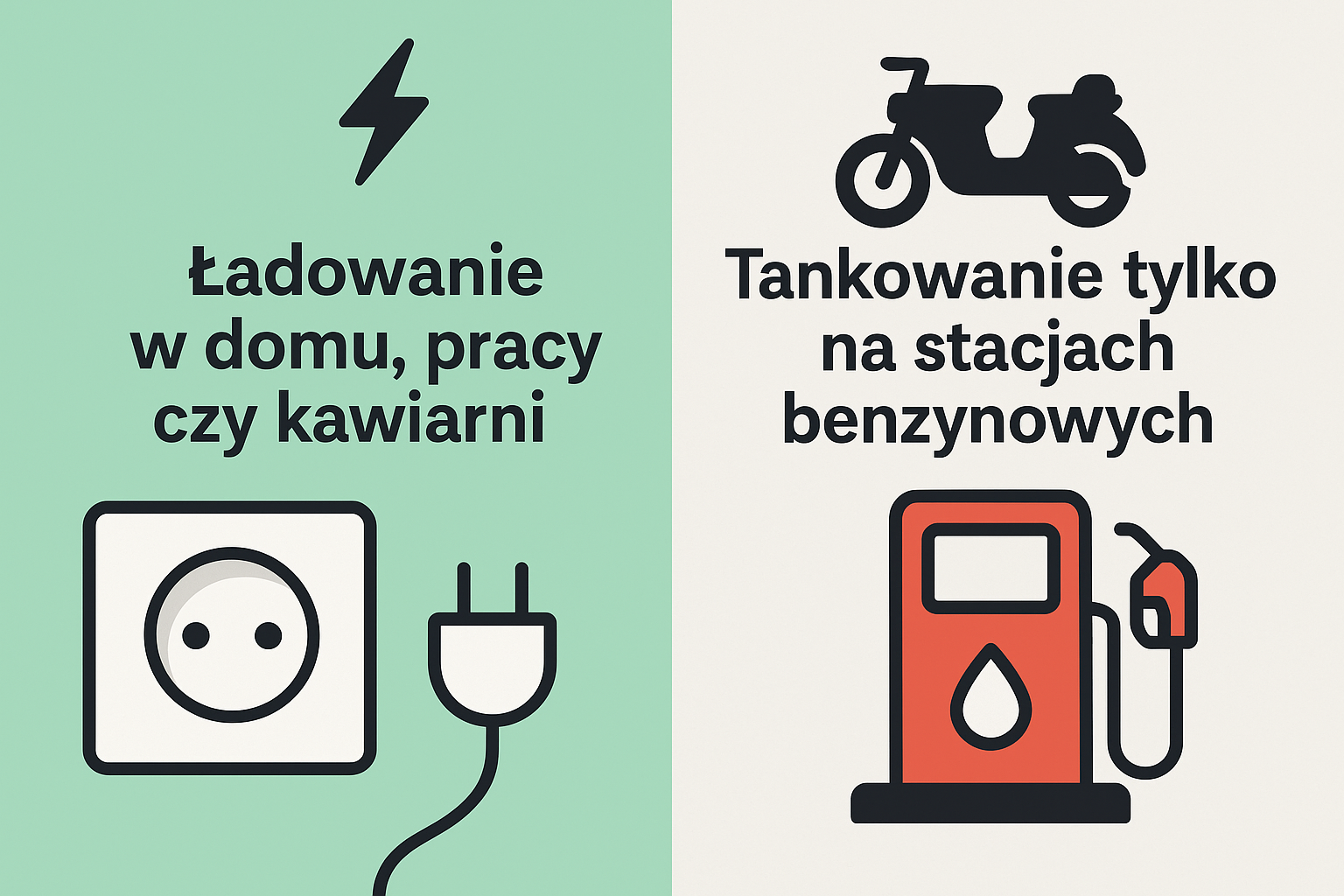 Elektryczny czy spalinowy? Porównanie kosztów posiadania skutera 125 cm³ 1