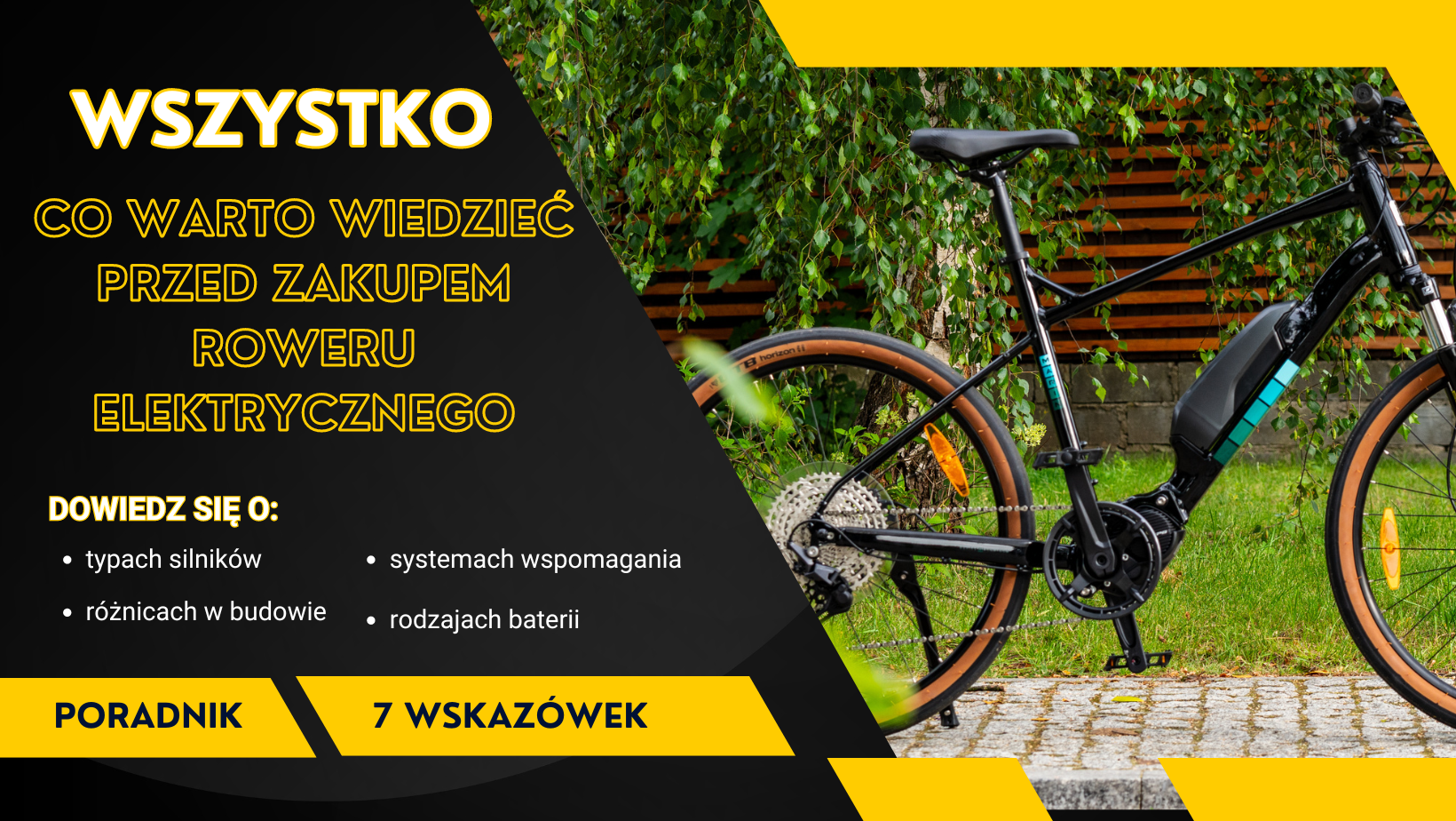 7 wskazówek jak wybrać najlepszy rower elektryczny? Kompendium wiedzy dla początkujących 106